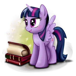 Twilight Sparkle Study Png Cri PNG image