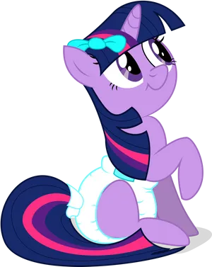 Twilight Sparklein Diaper PNG
