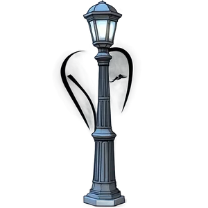 Twin Headed Light Post PNG 66