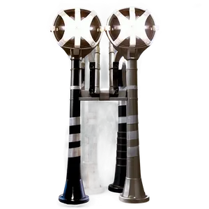 Twin Headed Light Post PNG Coc