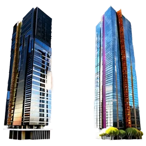 Twin Skyscrapers PNG 56