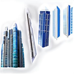 Twin Skyscrapers PNG 71