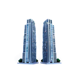 Twin Skyscrapers PNG Pqk