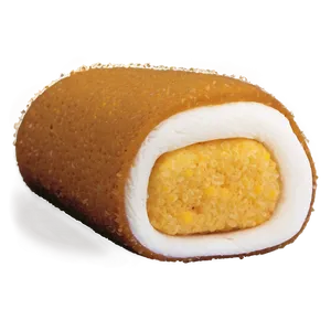 Twinkie Cake Snack Cross Section PNG