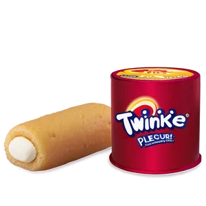 Twinkie Snack Cakeand Packaging PNG