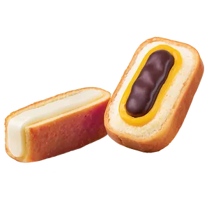 Twinkie Snack Cakes Cut Open PNG