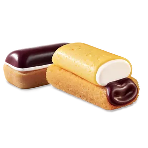 Twinkieand Eclair Snack Cakes PNG