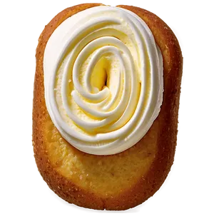 Twinkiewith Cream Filling Top View PNG