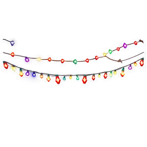 Twinkle Christmas String Lights Png 31 PNG image