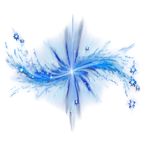Twinkling Blue Sparkle PNG 55