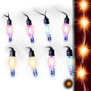 Twinkling Christmas Lights PNG Gnu27