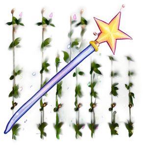 Twinkling Fairy Wand Png 06292024 PNG image