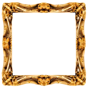 Twinkling Gold Frame Png Vip PNG image