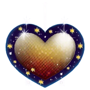 Twinkling Heart PNG Pvv PNG