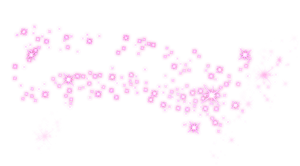 Twinkling Pink Starson Black Background PNG image
