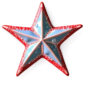 Twinkling Red Star PNG Rvx