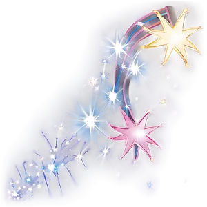 Twinkling Shooting Star Sparkle Png 05232024 PNG image