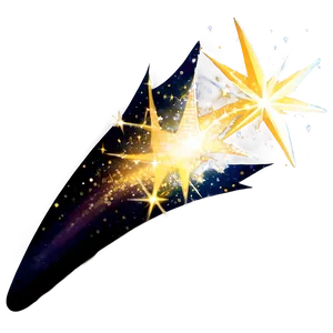 Twinkling Shooting Star Sparkle Png Acn PNG image