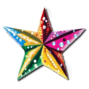 Twinkling Star Pattern Png 06132024 PNG image