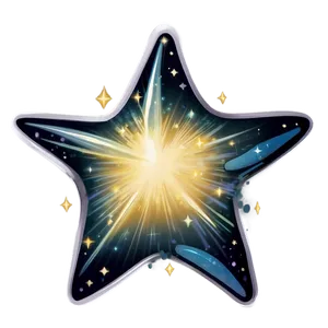 Twinkling Star Sticker PNG 06132024 PNG