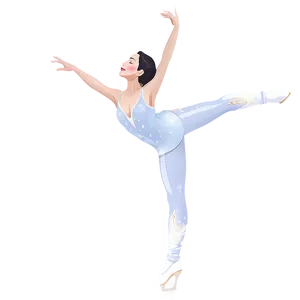 Twirling Figure Skater PNG Kxe PNG