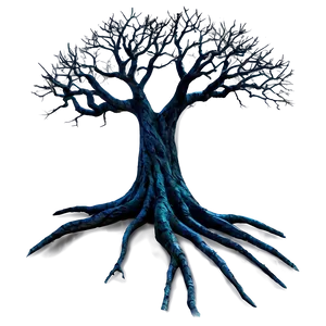 Twisted Black Tree Png 73 PNG image