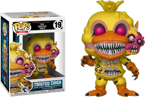 Twisted Chica Funko Pop PNG image
