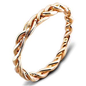 Twisted Gold Bracelet Design PNG Crd