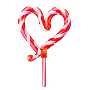 Twisted Heart Lollipop PNG 06292024