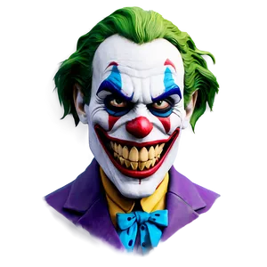 Twisted Joker Smirk Png Nwn PNG image