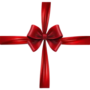 Twisted Red Bow PNG 82