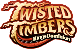 Twisted Timbers Kings Dominion Logo PNG