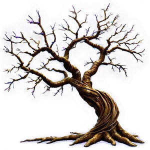 Twisted Tree Branches PNG Mfl