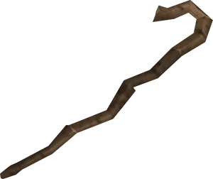 Twisted Wooden Stick Isolated PNG image