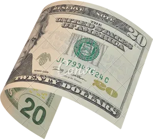 Twisted20 Dollar Bill PNG