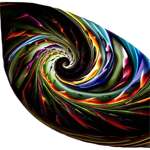 Twisting Spiral Shape PNG 05232024