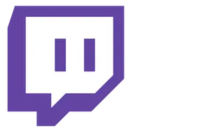 Twitch Logo Purple Background PNG image