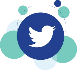 Twitter Logo Abstract Background
