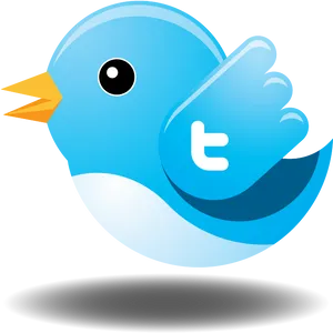 Twitter Logo Blue Bird PNG