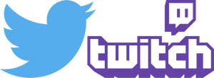 Twitter Twitch Logos Combined PNG image