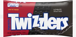 Twizzlers Licorice Candy Package PNG image