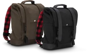 Two Backpacks Sideby Side PNG image