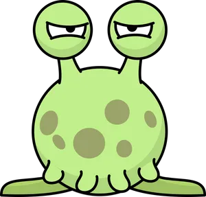 Two Headed Cartoon Alien PNG image