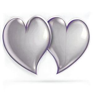 Two Hearts Vector PNG Axd44 PNG