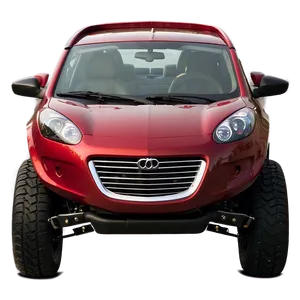 Two-seater Car Front View PNG Pag5