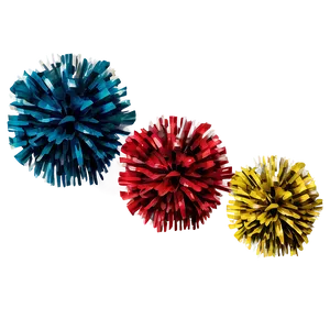 Two-tone Cheer Pom Poms Png Xfp PNG image