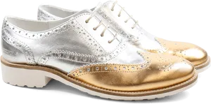 Two Tone Oxford Brogues PNG image
