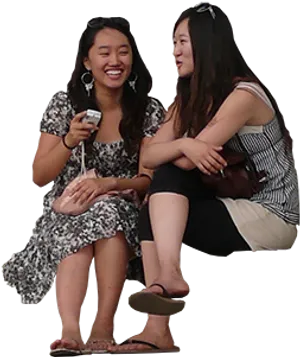 Two Women Laughing Together