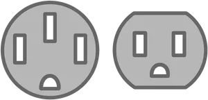 Type Dand Type M Electrical Outlets PNG image