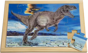 Tyrannosaurus Rex Puzzle Missing Piece PNG image